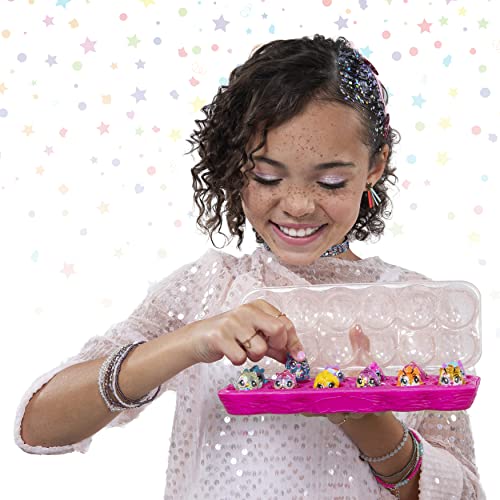 Hatchimals 6054178 CollEGGtibles, Limmy Edish Glamfetti Paquete de 12 cajas de huevos con 12 exclusivos, multicolor , color/modelo surtido