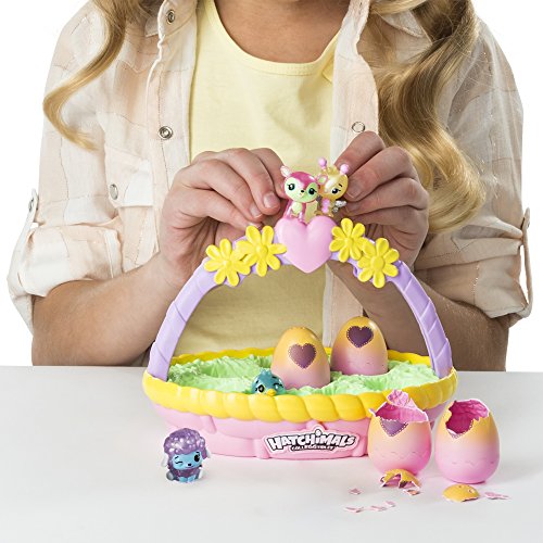 Hatchimals Cesta con 4 Huevos Coleccionables (BIZAK 61929127)