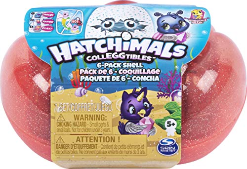 Hatchimals CollEGGtibles 6 Pack Sea shell Carton - Season 5 - Kits de figuras de juguete para niños (5 año(s), Multicolor, Niño/niña, China, 133,4 mm, 108 mm)