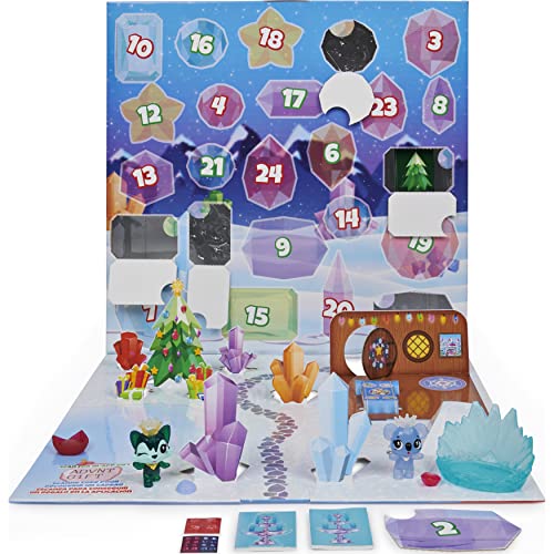 Hatchimals CollEGGtibles - Calendario de Adviento con Personajes exclusivos y Accesorios para Manualidades de Papel, para Edades de 5 años en adelante