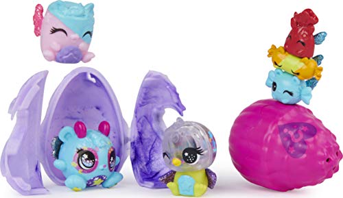 Hatchimals CollEGGtibles, Cosmic Candy Multipack con 4 Hatchimals, para niños de 5 años en adelante (los Estilos Pueden Variar)