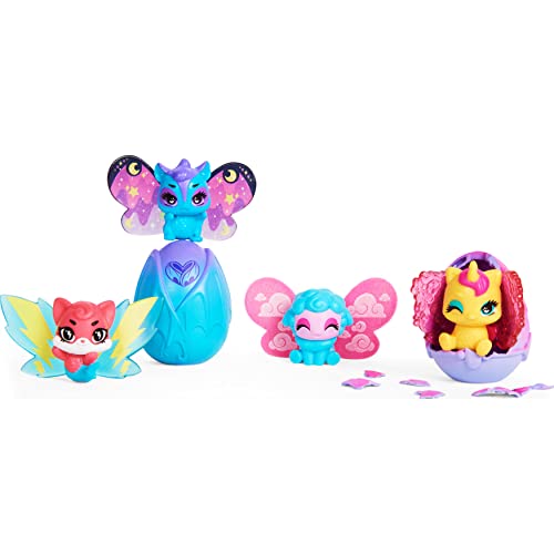 HATCHIMALS with Mix and Match (Styles May Vary) CollEGGtibles, Wilder Wings Multipack con 4 4 alas mezcladas y combinadas (los Estilos Pueden Variar) (Spin Master 6059012)