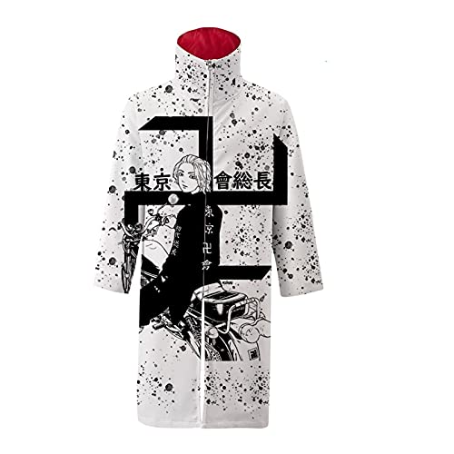 Hcxbb-1 Tokyo R-evengers - Traje de cosplay para disfraz de anime de Tokio, vengadores, traje de uniforme de cosplay con estampado 3D, capa de kimono (color: 5, tamaño: XXL)