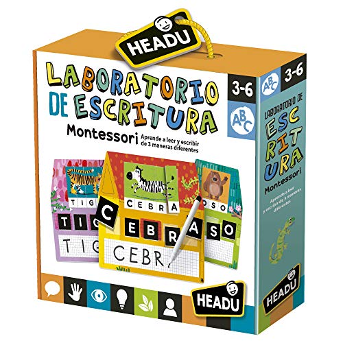 Headu Laboratorio de Escritura. Juego Infantil Educativo Aprender a Leer y Escribir. Niño y niñas de 3 a 6 años (ES28160)