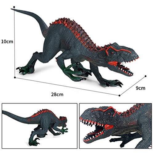 HEITIGN Modelo De Tiranosaurio, Jurassic Indominus Rex Figuras De Acción Boca Abierta Simulación Tyrannosaurus Juguete, Dinosaurio Figura De Acción Dinosaur World Animales Modelo Kid Toy Gift