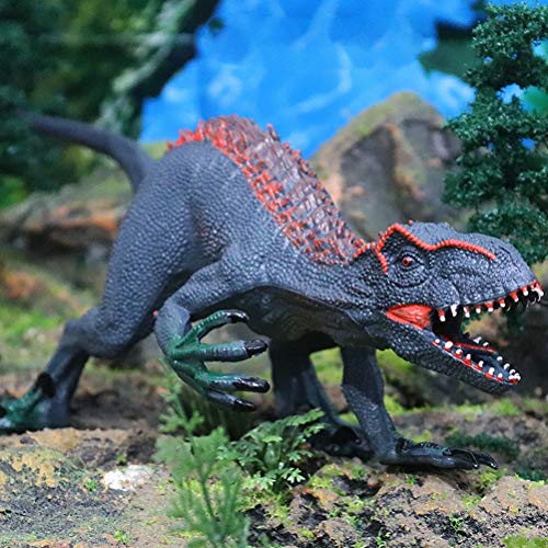 HEITIGN Modelo De Tiranosaurio, Jurassic Indominus Rex Figuras De Acción Boca Abierta Simulación Tyrannosaurus Juguete, Dinosaurio Figura De Acción Dinosaur World Animales Modelo Kid Toy Gift