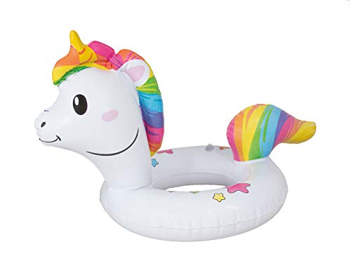 Heless- Set de natación para muñecas, unicornio Henri, Color carbón, Größe 35-45 cm (66)