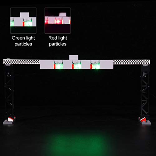 HENG Baustein 76899 - Kit de iluminación LED con pilas de botón para Lego Speed Champions Lamborghini (sólo LED, no incluye kit de montaje LEGO)