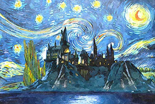 Hengyangshizheng para Adultos 1000 Piezas Rompecabezas para Puzzle Creativo Puzzle El Castillo de Hogwarts desata el Colorido niños decoración del Juguetes educativos para