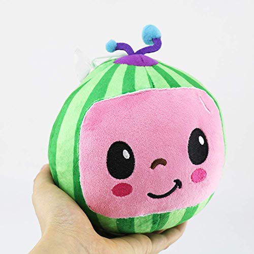 Herbests Muñeca de peluche con diseño de dibujos animados Coco-Melon JJ Doll de peluche, juguete educativo para niños, regalo de cumpleaños, dormitorio, 16 cm