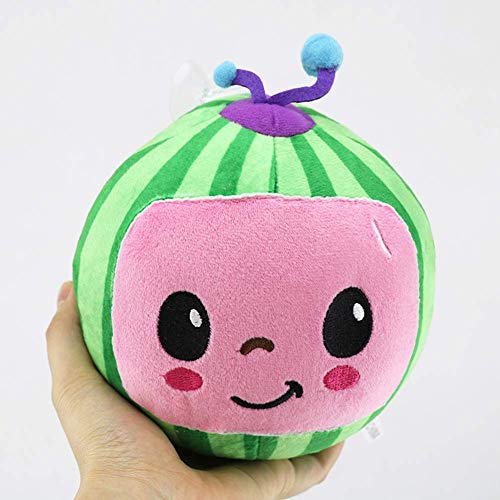 Herbests Muñeca de peluche con diseño de dibujos animados Coco-Melon JJ Doll de peluche, juguete educativo para niños, regalo de cumpleaños, dormitorio, 16 cm