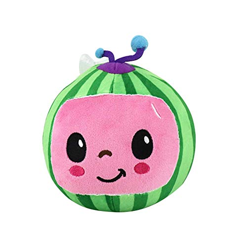 Herbests Muñeca de peluche con diseño de dibujos animados Coco-Melon JJ Doll de peluche, juguete educativo para niños, regalo de cumpleaños, dormitorio, 16 cm