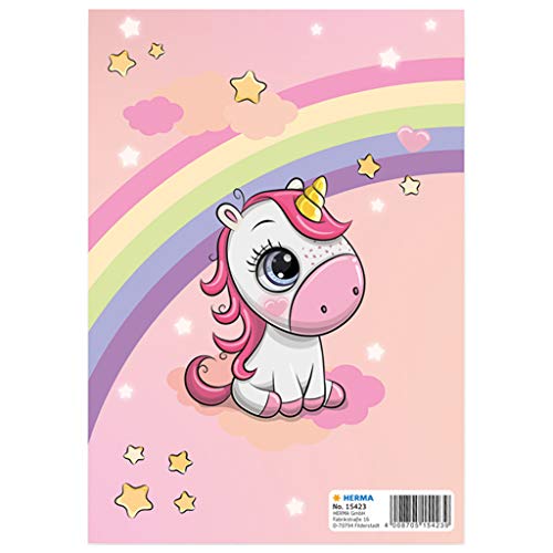 HERMA 15423 - Álbum de pegatinas (DIN A5, 16 páginas, papel especial revestido), diseño de princesa Sweetie, en blanco