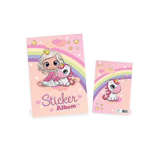 HERMA 15423 - Álbum de pegatinas (DIN A5, 16 páginas, papel especial revestido), diseño de princesa Sweetie, en blanco