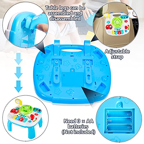 HERSITY Mesa Musical Juguete Volante Juguete Panel Juegos Juguetes de Actividades para Bebe