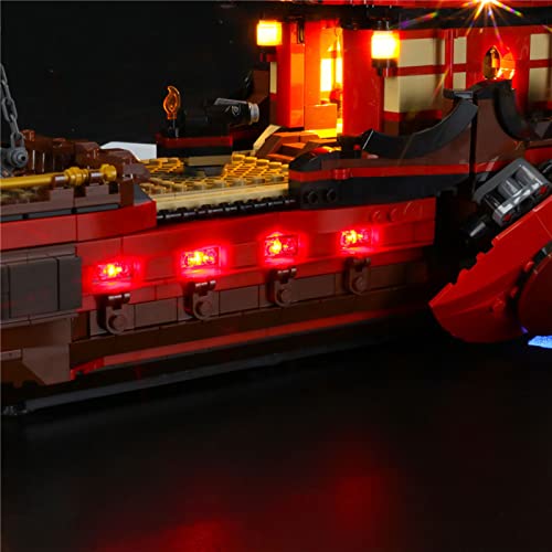 HLEZ Kit De Iluminación Led para Lego Destiny's Bounty Juego De Luces Compatible con Ladrillos De Construcción Lego Modelo 71705 (NO Incluido El Modelo)