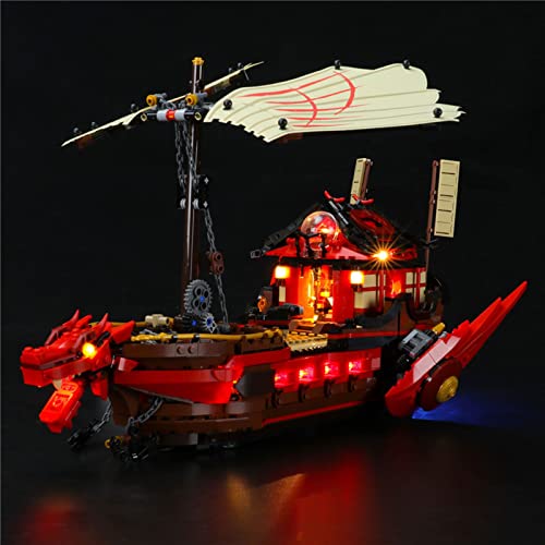 HLEZ Kit De Iluminación Led para Lego Destiny's Bounty Juego De Luces Compatible con Ladrillos De Construcción Lego Modelo 71705 (NO Incluido El Modelo)