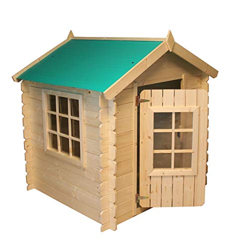 Hoggar by Okoru Casita Infantil de Madera Gretel 1.10m2 - 105x105x121cm. Casa para niños de Jardin