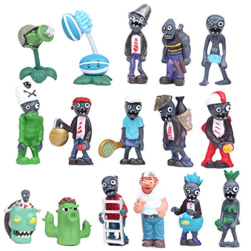 Honeytoy Plants vs Zombies Serie de Juguetes Show de Personajes Serie de Juguetes PVC Toys (B)