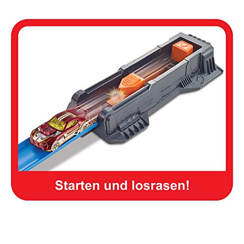 Hot Wheels Action Cars Korkenzieher Crash Trackset Pista para vehículos de Juguete De plástico Action Cars Korkenzieher Crash Trackset, plástico,, 5 año(s),