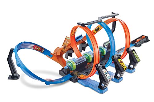 Hot Wheels Action Cars Korkenzieher Crash Trackset Pista para vehículos de Juguete De plástico Action Cars Korkenzieher Crash Trackset, plástico,, 5 año(s),