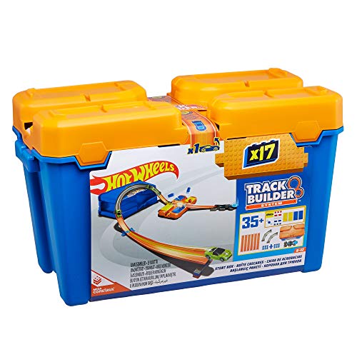 Hot Wheels DWW95 Track Builder - Caja de acrobacias, accesorios para pistas de coche