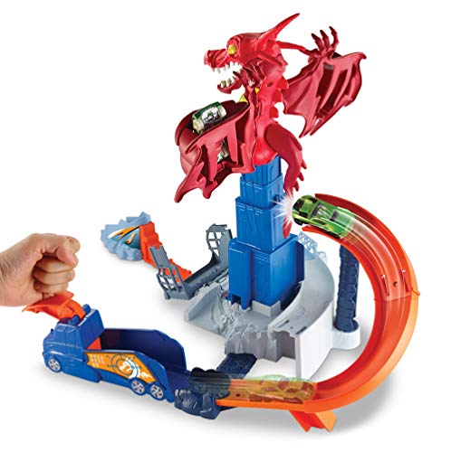 Hot Wheels- Hotwheels Monster High Juego Creativo Dragon Attack, Multicolor (Mattel DWL04)