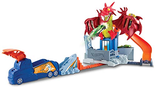 Hot Wheels- Hotwheels Monster High Juego Creativo Dragon Attack, Multicolor (Mattel DWL04)