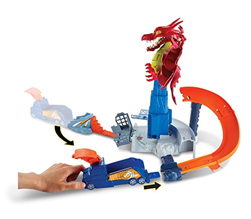 Hot Wheels- Hotwheels Monster High Juego Creativo Dragon Attack, Multicolor (Mattel DWL04)