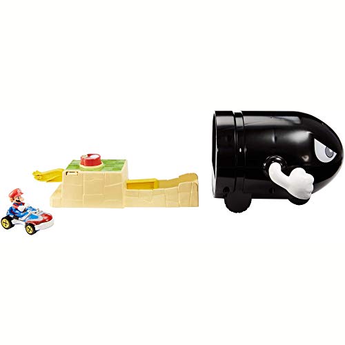 Hot Wheels Mario Kart Lanzador Bullet Bill (Mattel GKY54)