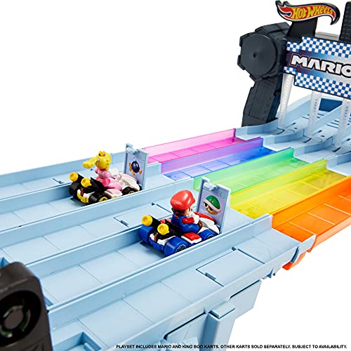 Hot Wheels Mario Kart Senda Arcoíris, Color Multi-Colour (Mattel GXX41)