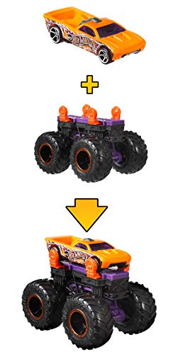 Hot Wheels Monster Truck Maker - Base púrpura