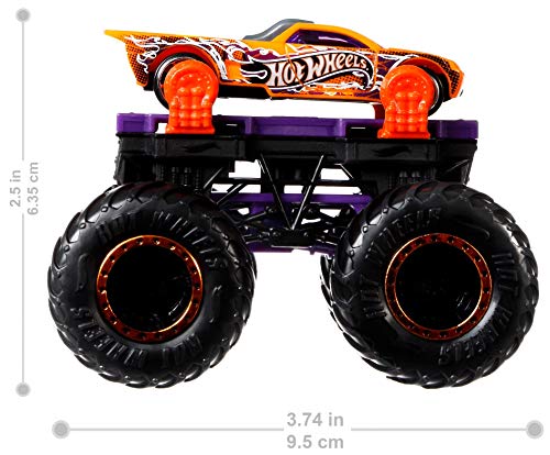 Hot Wheels Monster Truck Maker - Base púrpura