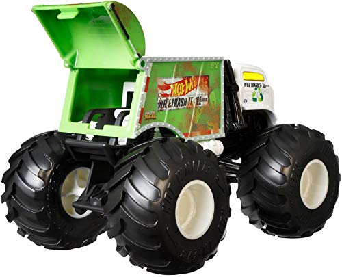 Hot Wheels- Monster Trucks 1:24, juguete de coches y choques (Mattel FYJ82)