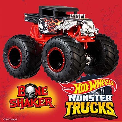 Hot Wheels Monster Trucks coches de juguetes 1:64 Bone Shaker (Mattel GNJ57) , color/modelo surtido