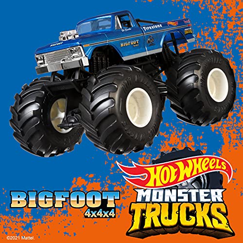 Hot Wheels Monster Trucks Juguete, Color Azul (Surtido) - (Mattel GBV32)