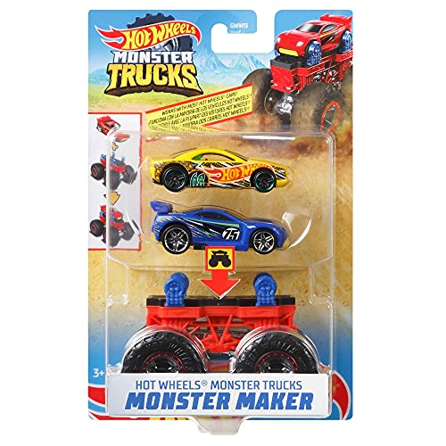 Hot Wheels Monster Trucks Maker - Base roja