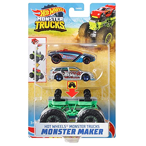 Hot Wheels Monster Trucks Maker - Base verde