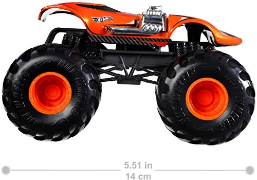 Hot Wheels- Monster Trucks Twin Mill, coche de juguete +3 años (Mattel GJG70)