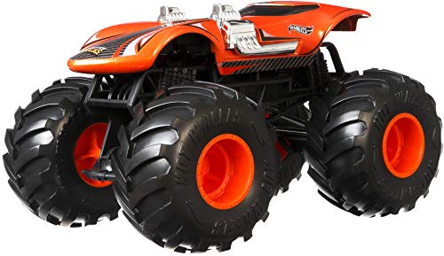 Hot Wheels- Monster Trucks Twin Mill, coche de juguete +3 años (Mattel GJG70)