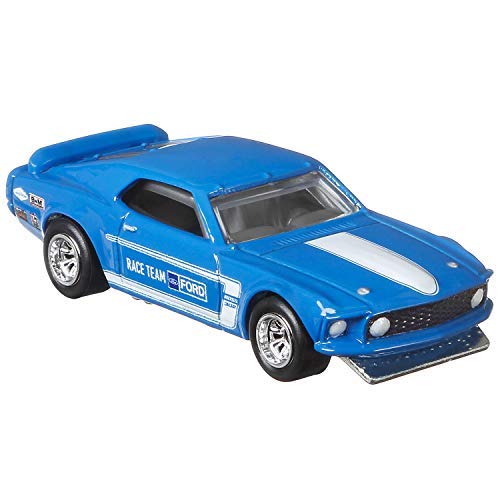 Hot Wheels Premium Car Team Transport – Car Culture (#19 – 69 Ford Mustang Boss 302 + Retro Rig)