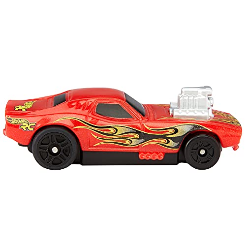 Hot Wheels Rodger Dodger RC, coche de juguete radio control para pistas de coches y fuera de pistas (Mattel GWB73)