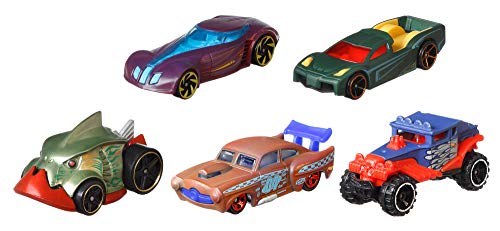 Hot Wheels Shifters Pack de 5 coches que cambian de color, modelo surtido (Mattel GMY09)