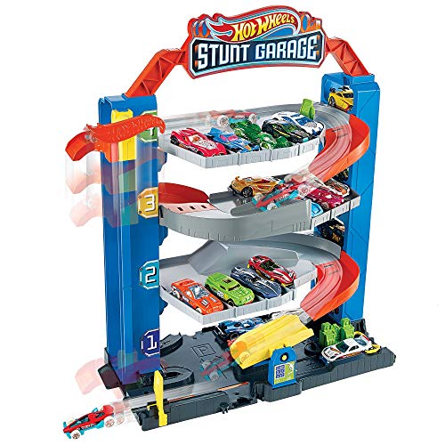 Hot Wheels - Stunt Garage, Play Set  (Mattel GNL70) , color/modelo surtido