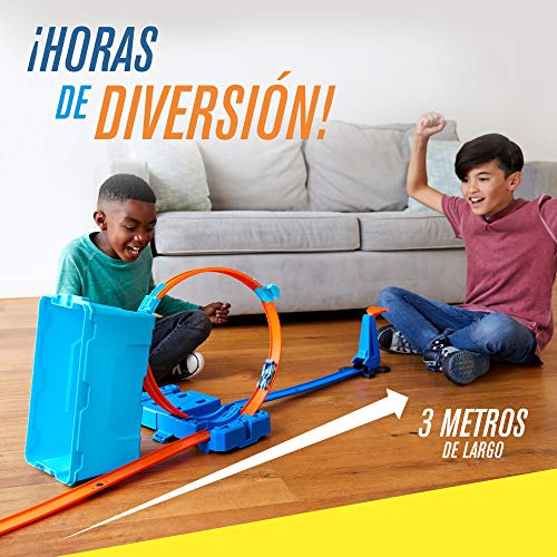 Hot Wheels - Track Builder Accesorios para Pistas, Caja Multiloopings, 6 - 10 Años - (Mattel FLK90)