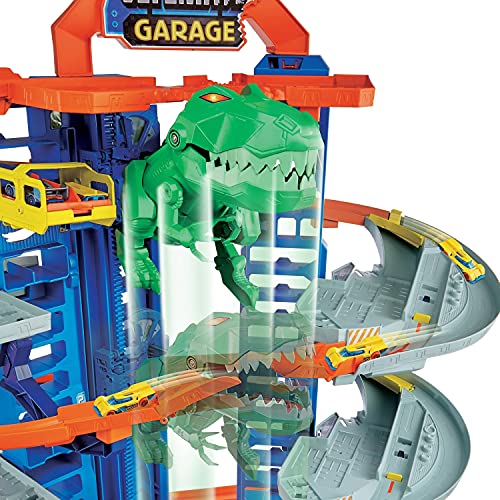 Hot Wheels Ultimate Garage, garaje y pista para coches de juguete (Mattel GJL14)