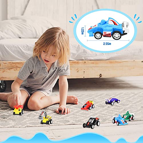 Hotifts Coches Juguete Niño 1 2 3 4 5 6 Años, Coches de Cars Juguete Niña 1-6 Años Coches de Juguetes Regalo Niño 1-6 Años Coches Miniatura Regalo Niña 1-6 Años