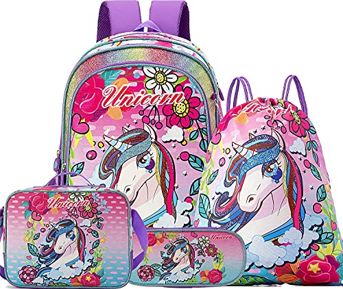 HTgroce Mochila para niños Mochila Escolar para niñas y niños Mochilas para niños Mochila de Viaje Mochila para niños,Mochila Cuerdas Infantil,Lunch Bag,Mochilas, Estuches y Sets Escolares