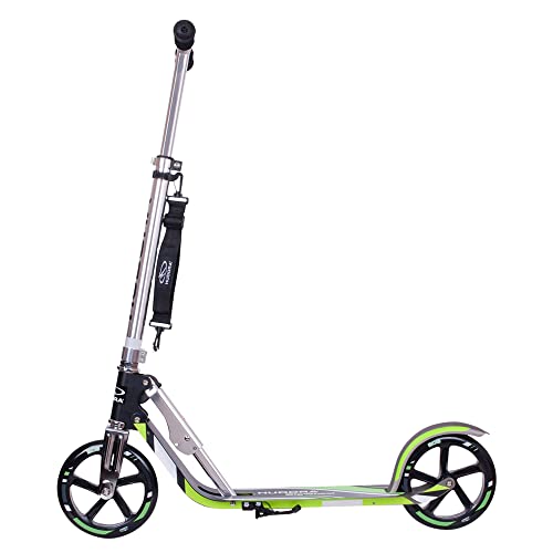 Hudora 14695 Big Wheel GS 205 - Patinete, color negro / verde