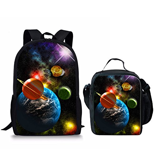 HUGS IDEA Under Animal Impreso Niños Bolsa Escuela Azul Niños Mochila, Planta 2 Patrón, M, Mochila infantil